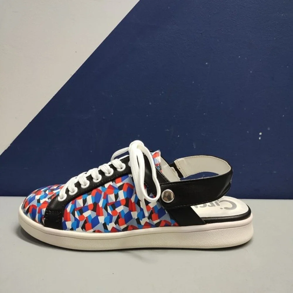 Circus By Sam Edelman Murray Shoes Womens US 7.5M Multi Playful Prints Lace Up‎